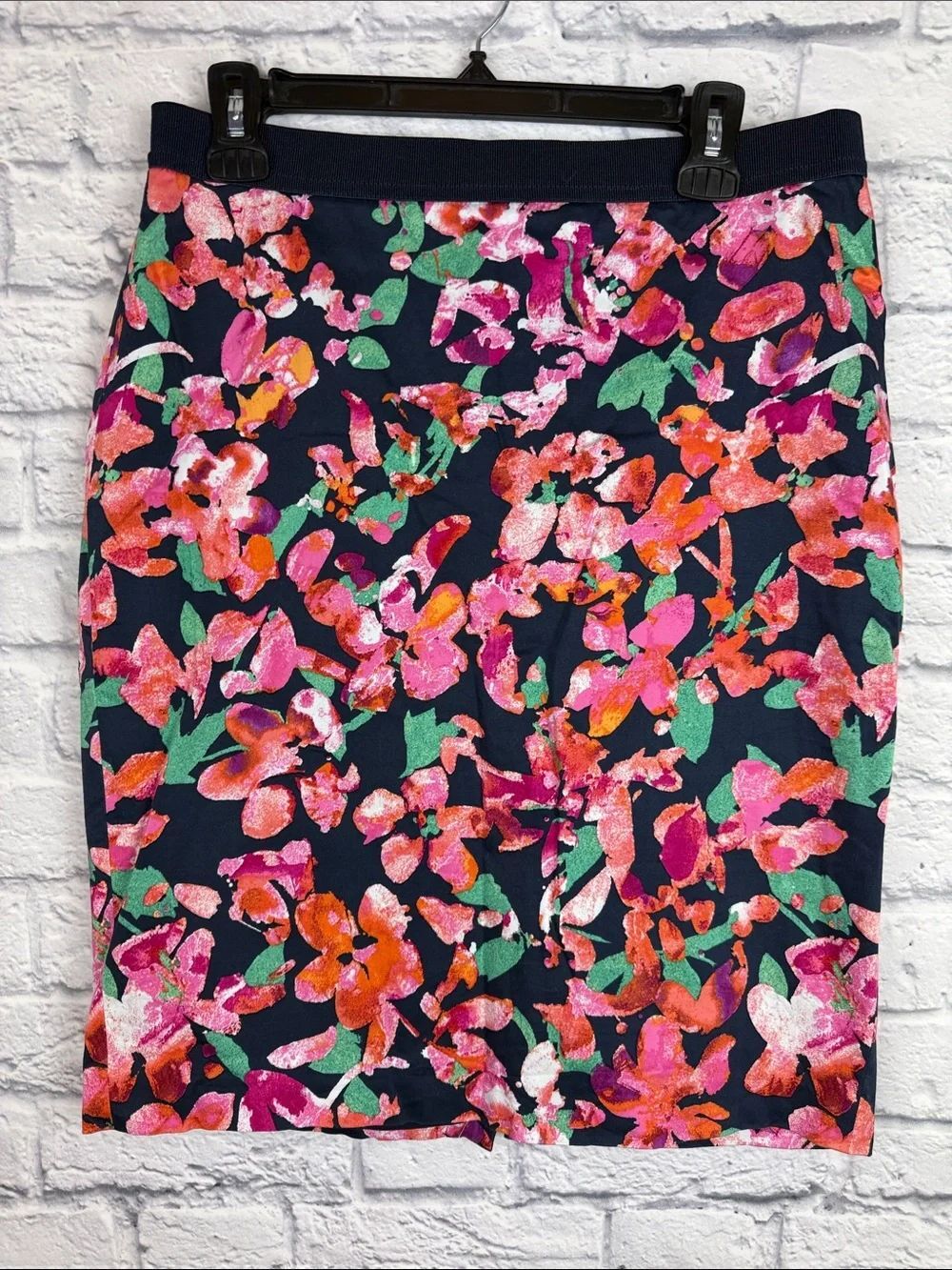 Ann Taylor Floral Midi Skirt Size 10